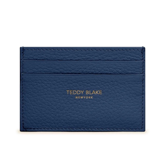 Teddy Blake Blue Jeans Leather Cardholder - Picture 1 of 4